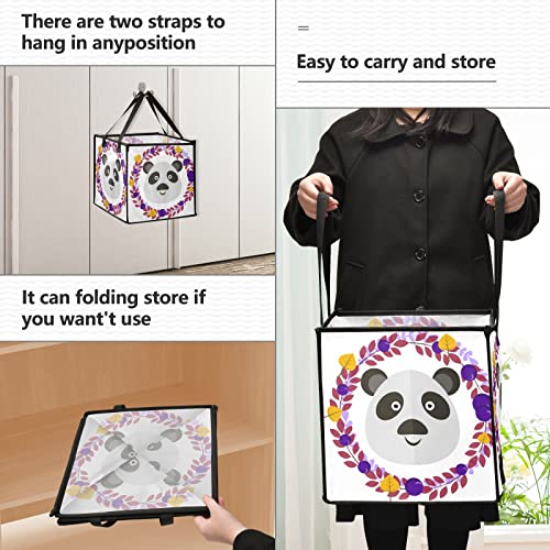 Slatka panda medvjeda skladišna košara za skladištenje igračaka za skladištenje kocke za pranje rublja