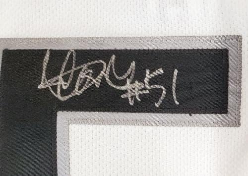 Seattle Mariners Ichiro Suzuki AUTOGREMENT WHITE MASETIC 2003 All-Star dres dresa L 51 je Holo Stock # 189995 - autogramirani MLB dresovi