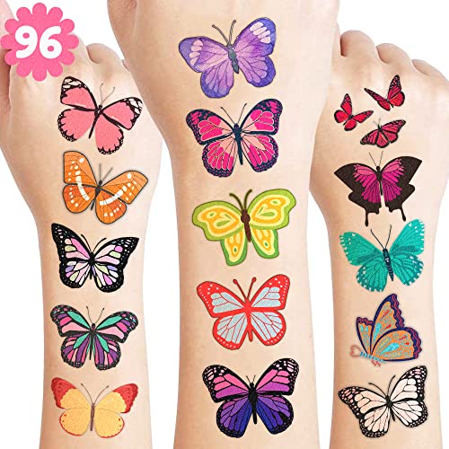 8 lista Leptir privremene tetovaže leptira za rođendanski rođendanski ukrasi zalihe favorizira ukrase naljepnice