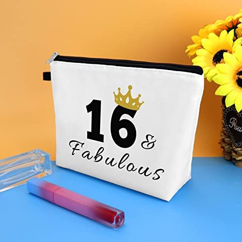 16. rođendanski poklon za djevojke makeup torba djevojke 2007 rođendanski poklon kozmetička torba Happy