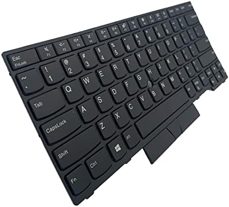 Yhfshop Laptop Replacement us Layout tastatura za Lenovo ThinkPad E480 E485 T480s L480 L380 T490(bez crvenog