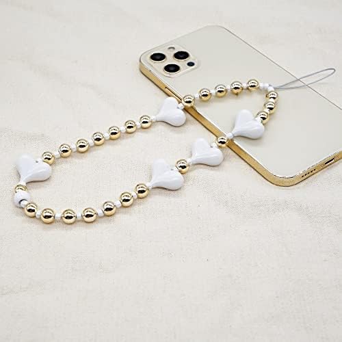 ZJHYXYH pozlaćeni zlatni lanac za mobilni telefon ženski akrilni lanac za mobilni telefon protiv gubitka