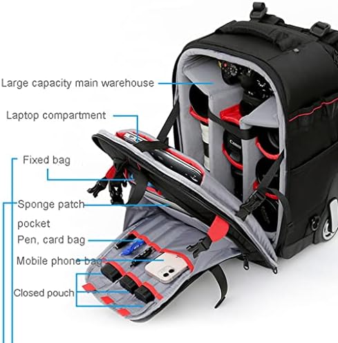 Trolley torba za kameru vodootporna profesionalna DSLR torba za kofer za kameru Video foto Digitalni ruksak