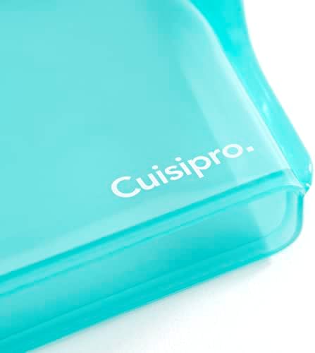 Cuisipro Set od 2 silikona, 6.75 Oz, 5.25 x 4.75 inča, Aqua torba za višekratnu upotrebu