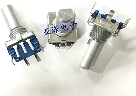 5kom / lot Tajvan EC11 tip enkoder, desni i lijevi prekidač za resetovanje rotacije, sa prekidačem za presovanje, dužina osovine rotacionog prekidača 18mm
