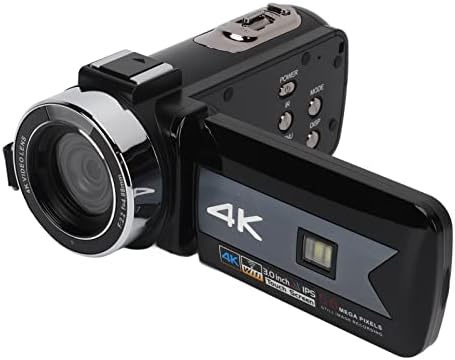 4K video kamera, 56MP 16x digitalni zum WiFi kamera kamkorder, 3.0in TOUCH ScretelAnti Shake Vlog kamere sa daljinskim upravljačem, primjenjivim za rast, putovanja, brak, zapise u kampusu