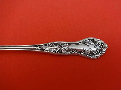 Holly by Ehh Smith / National Plate Silverplate Cold Meat Fork Old 7 3/4