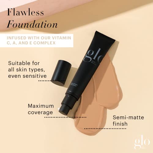Glo Skin Beauty Satin kremasta podloga šminka za lice, bež srednje-potpuno prekrivanje, polu mat finiš, prikrivanje fleka & ujednačen ton kože