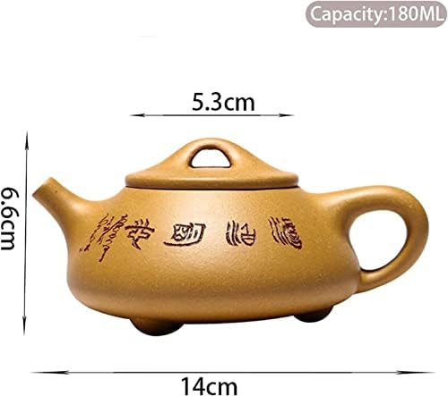 Moderni čajnik čajnik 180ml ljubičasta glinena presjeka blata filtera za čaj za čaj za čaj za čaj teapot