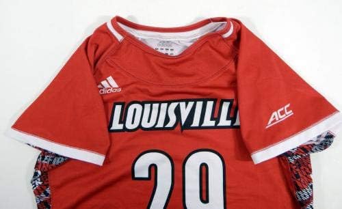 Womens Uni iz Louisville Cardinals # 29 Igra Polovni crveni dres LACROSSE L DP03488 - Koledž rabljena igra