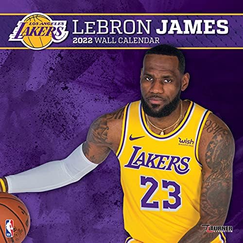 Turner Sports Los Angeles Lakers Lebron James 2022 Mini zidni kalendar