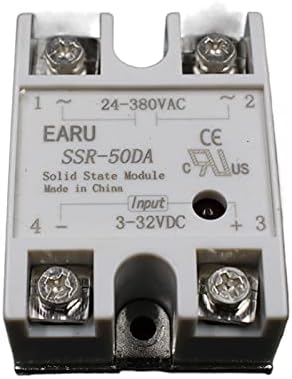 1 kom SSR-50 da SSR-50da proizvođač 50a SSR Relejni ulaz 3-32VDC izlaz 24-380VAC relej čvrstog stanja Veleprodaja