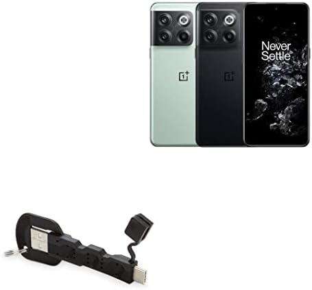 BoxWave kabl kompatibilan sa OnePlus Ace Pro 10t PGP110-USB Type-C punjačem za ključeve, privjesak za ključeve 3.1 Tip C USB kabl za OnePlus Ace Pro 10t PGP110 - Jet Black