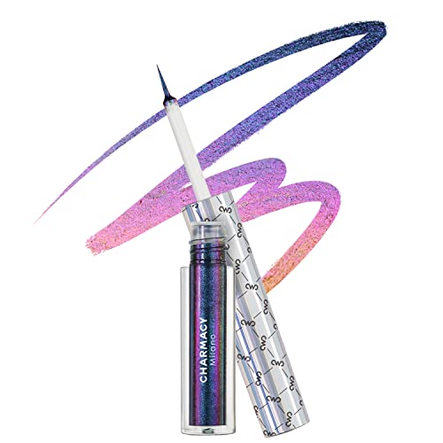 CHARMACY Chameleon Glitter tečni ajlajner, metalik Shade Color Shift olovka za oči, visoko