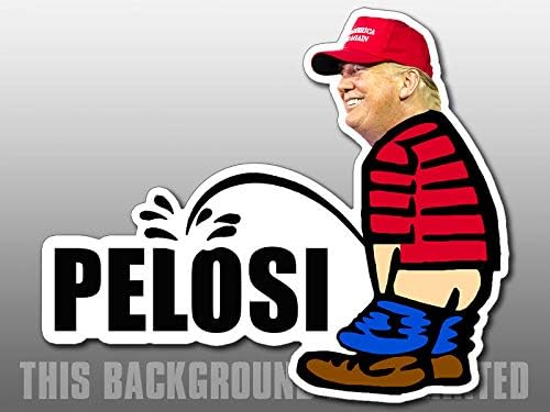 Trump pieing na naljepnici Pelosi
