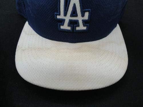 45 L.A. DODGERS Igra Polovni službeni MLB bejzbol kapa Šešir veličine 7 1/8 Pokazuje upotrebu - igra Rabljeni