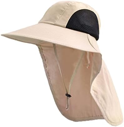 Ženski muški pješački kapu sa zaklopkom za vrat, upf 50+ UV zaštitni šeširi za sunčanje, široki ručni šešir na plaži za žene i muškarce