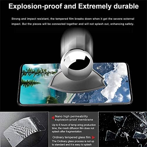 Coliary [2+2 Pack]Galaxy Note 10 Plus zaštitnik ekrana, HD prozirno kaljeno staklo, ultrazvučna podrška za otisak
