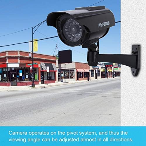 BUTMY sigurnosna kamera, lažni vanjski CCTV nadzorni fotoaparat Solarni napajanje crvenom LED lampicom