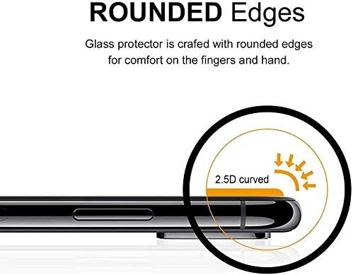 Supershieldz Zaštita ekrana protiv odsjaja dizajnirana za iPhone 11 Pro, iPhone Xs i iPhone X [kaljeno staklo] protiv otiska prsta, protiv ogrebotina, bez mjehurića
