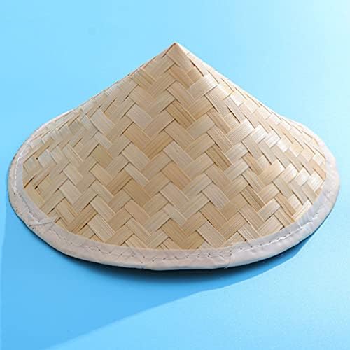 Healifty La šeširi farmerski šešir od pirinča 2 kom Kineski šešir od bambusovog konusa dečiji šeširi Azijski šešir od pirinča šešir od pirinča farmerski šešir orijentalni Coolie bambus tkani šešir za sunce ribolov pirinač Kineski bambus šešir ljetni šešir