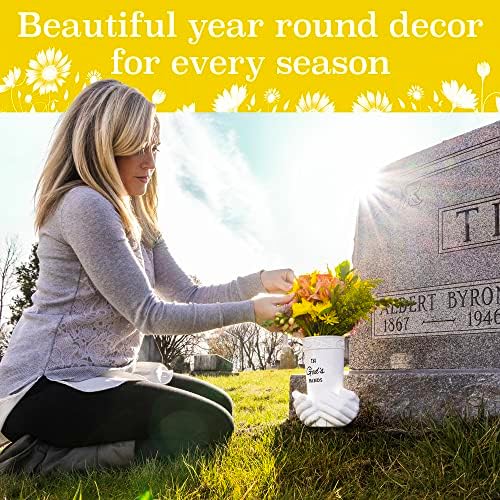 Grobljanske vaze sa šiljcima, spomen-grobni ukrasi za groblje, vaza za Grobljansko cvijeće, alternativno sedlo za cvijeće nadgrobnog spomenika, vještački držač cvijeća za groblje, Grobljanska vaza kao sahrana