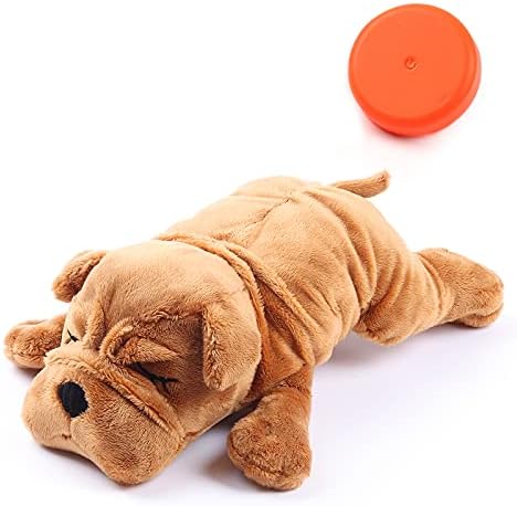 Okamdert Pas Heartbeatna igračka, štenad odvajanje anksioznih igračka, štenad Pomoć za trening za pse