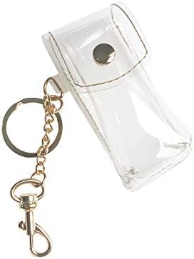DGQ Clip-on Sleeve Chapstick torbica za usne za usne 1 kom. Clear za usne Držač kućišta plastični
