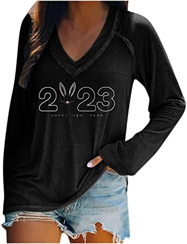 Comfort Color 2023 Odjeća Crew izrez Grafički ručak Bluza majica za ženske bluze s dugim rukavima Ljetni Fall