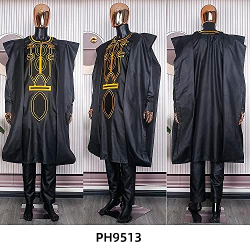 HD afrički pogađa klasično odijelo Agbada za muškarce