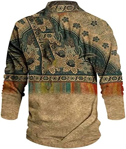 Muške dukserice Trendy Printed pulover casual Drawstring duks sa dugim rukavima sa kapuljačom sa Kengur