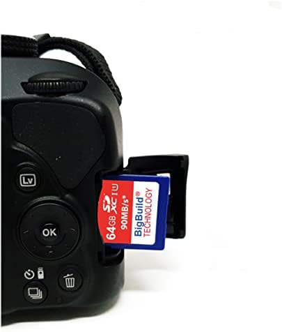BigBuild tehnologija 64GB Ultra brza SDXC 90MB / s memorijska kartica kompatibilna sa Nikon CoolPix P900, P950, P1000, L340, W100, W150, W300 kamerom