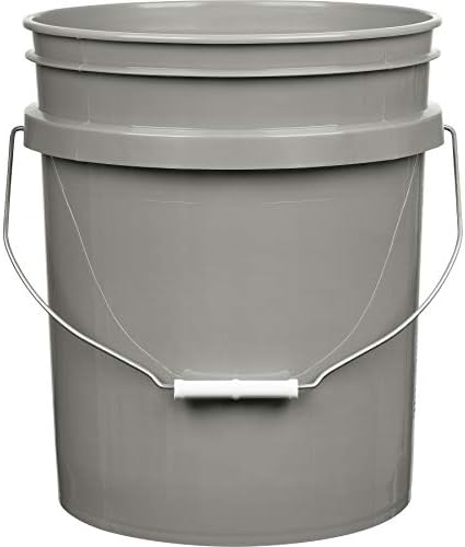 Kuća Naturals 5 galona siva kanta za hranu sa zelenim vijkom na nepropusnom poklopcu BPA besplatno