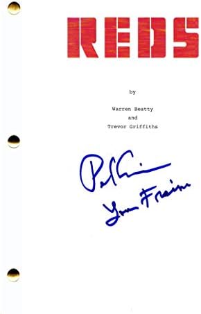 Paul Sorvino potpisao autograma Crveno scenarij cijelog filma - U Glungring Warren Beatty, Diane