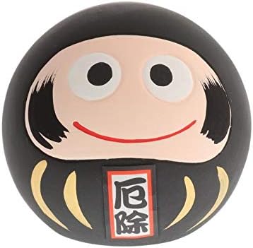 123Kotobukijapanstore Kotobuki okrugli Daruma Charm Yakuyoke-un Kolekcionarska figurica