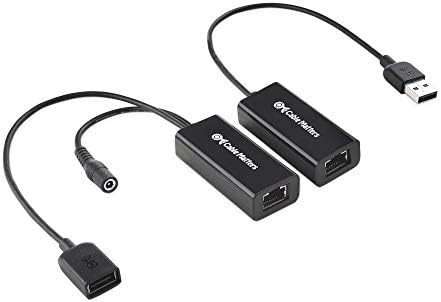 Kabelska kabela USB preko Ethernet Extender-a sa adapterom za napajanje - puna USB 2.0 podrška za tastaturu, miš, web kameru i još mnogo toga