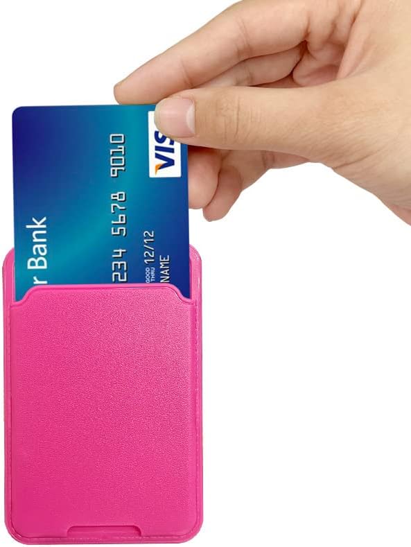 2 komada Držač crne mobitele kartice na ljepljivoj naljepnici s tankom novčanicom za Samsung S23