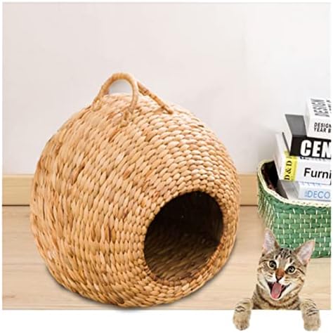 NUPART Ljeto Cool Cat Bed rattan univerzalni kućni ljubimac Psig Putpy Bed kućni ljubimci Svirajući penjanje