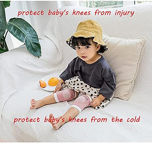 Vikemia pamučna beba jastučića za koljena protiv klizanja za puzanje nogu toplije sigurnosne konekcije kneepads