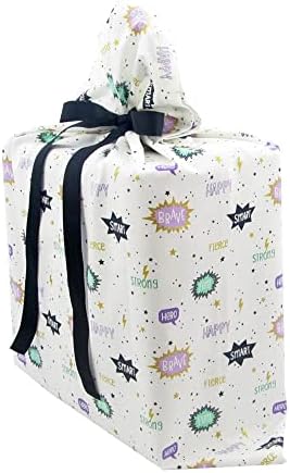 VZWRAPI Jeste li sjajna torba za poklon od tkanine za višekratnu upotrebu za maturu, očev dan, rođendan ili bilo koju priliku