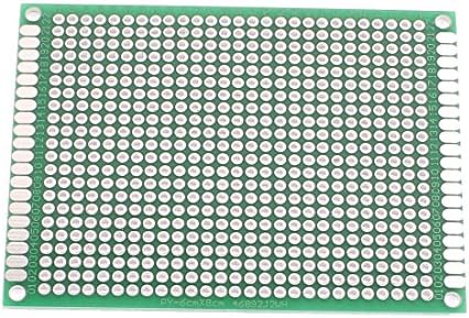 Aexit 6kom dvostrane ploče za izradu prototipa prototip lemljenog papira univerzalni PCB Circboard ploče za izradu prototipa ploča 6x8cm