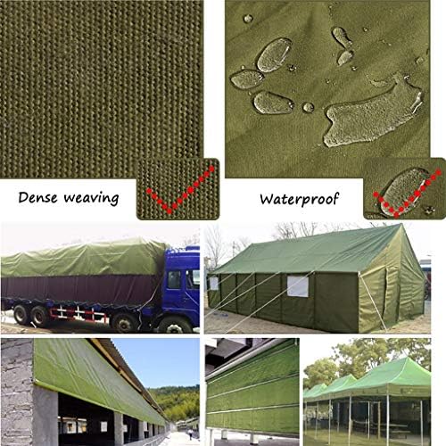 HHM zelene tarpe za pokrivanje sunca i kiše, PVC presvučena tkanina cerada, otpornost na suzu protiv oksidacije