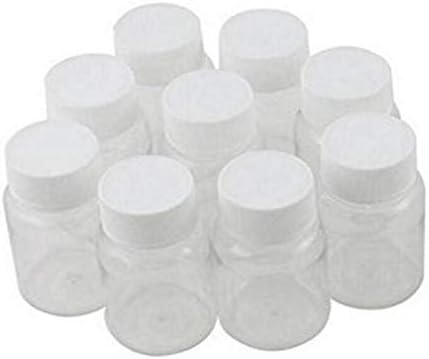 12 kom 100 ML 3.3 oz Plastic Clear boce prazna posuda sa bijelim poklopcem čvrstog praha kutija za ponovno punjenje
