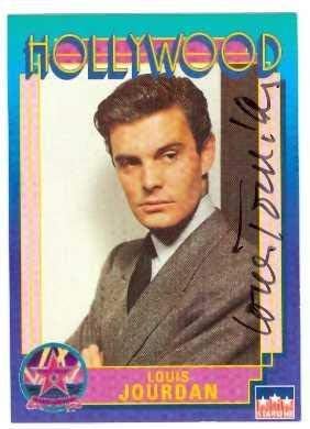Louis Jourdan autogramirana trgovačka kartica 1991 Hollywood Walk of Fame # 145 - Trgovinske kartice za film