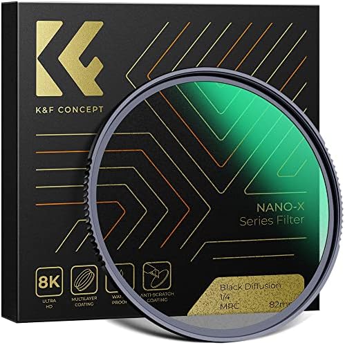K & amp;F Concept 52mm Crna difuzija 1/4 Filter magle filmski efekat Filter sa 28 višeslojnih premaza Vodootporan