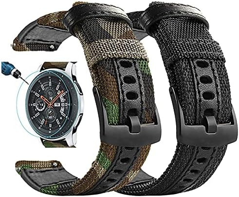 Maxjoy za Galaxy Watch 36 mm, Galaxy Watch 3 45mm opseg, brzina S3 granica i crna Gear S3 punjač kompatibilan