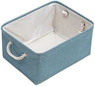 KFJBX pamučna posteljina sklopiva košare igračke za igračke i sundries Skladištenje kutija za pohranu ormarića za pohranu košara za pranje rublja
