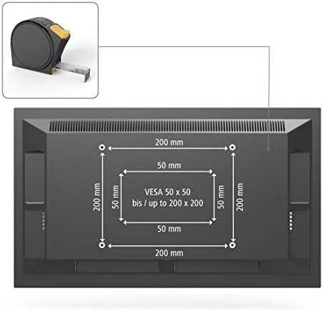 HAMA | 32 - 56inch | VESA 400 X 400 | Unaprijed fiksni zidni nosač za TV - bijeli