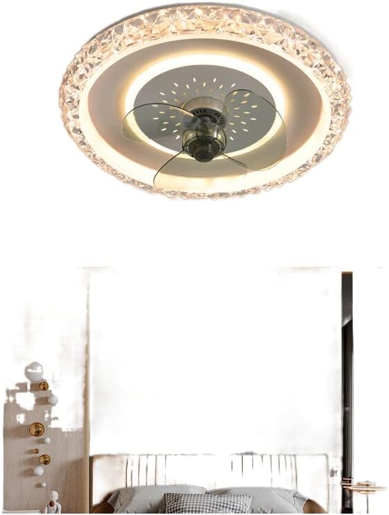 Ventilator stropa Chezmax sa LED lampicama dnevnog boravka daljinski upravljač stropni stropni blagovaonica stropni ventilatori sa svjetlima cvijeće lampe