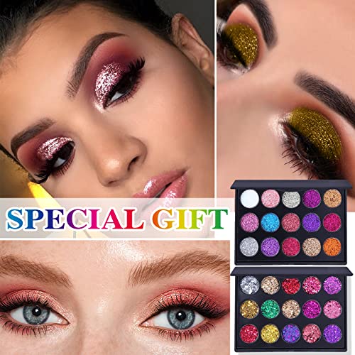 30 boja Glitter presovana paleta sjenila, Mineral Ultra Shimmer Colorful Sparkle Eyeshadow Makeup paleta